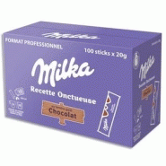 100 sachets de préparation lactée au chocolat en poudre Monbana