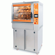 Rôtissoire électrique ventilée avec technologie infrarouge - 35 poulets - 7 balancelles - auto-nettoyage Rôtissoire électrique ventilée avec technologie infrarouge - 35 poulets - 7 balancelles - auto-nettoyage