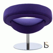 Siège Design en tissu Hello - Softline - Feld Mauve 581_1