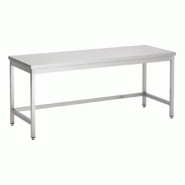 Table Inox Largeur XXL Profondeur divers sur Pieds Inconnue TBLXXPdivPied