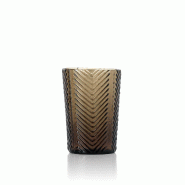 Bazar Bizar Tumbler en verre 6x6x10 cm fumé - gris verre INGC010Smo