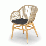 BEST Lecce - Fauteuil Acacia - Marron - 552401