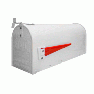 Boîte aux lettres américaine - acier blanc Boîte aux lettres américaine - acier blanc