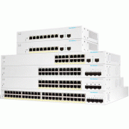 Cisco CBS220-48FP-4X-EU commutateur réseau Géré L2 Gigabit Ethernet (10/100/1000) Connexion Ethernet, supportant l'alimentation via ce port (PoE) Blanc_0