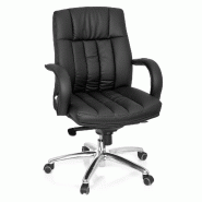 Fauteuil de direction XXL G 100 simili cuir noir hjh OFFICE - noir plastique 724250