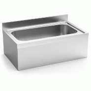 FRICOSMOS Evier suspendu avec plinthe 1C 1200x700x350 mm. Dimensions de la cuve 1060x500x350 mm. - inox 055630OST