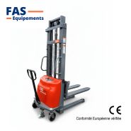 Gerbeur semi-électrique BDD-15 ? 1500kg ? Levée 3m