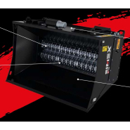 Godet cribleur - Compacte et maniable, même dans les environnements urbains - Simex VS 2000 - pour mini-chargeuse et chargeuse compacte