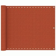 Helloshop26 - Écran de balcon brise pare vue protection confidentialité 75 x 500 cm PEHD orange 02_0010299 - 3000561547768 Helloshop26 - Écran de balcon brise pare vue protection confidentialité 75 x 500 cm PEHD orange 02_0010299 - 3000561547768