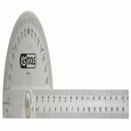 KS Tools 300.0700 Rapporteur d'angle INOX KS - Serrage central - secteur 90mm, règle 220mm - - 4042146067734