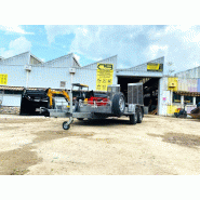 MECANOREM Remorque porte engins 2T