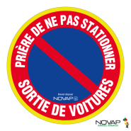 Panneaux rigides ronds hautes visibilités 300 mm interdictions obligations - PNRPSCHV-NV04/NSSV_0