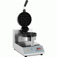 Royal Catering - Royal Catering RCWM-1300-RE Gaufrier Rond Appareil a Gaufres Belges Waffle Machine a Gaufre (Ø 18 cm, 1300 W, Plaque de cuisson - ar