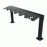 Support Trottinettes Trotim RAL 7016 - 9006 6 Places Sur Platines - Robuste et Sécurisé
