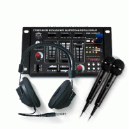 Table de mixage dj sono bluetooth BM SONIC bms-21usb-bt 4 voies, 1 phono/line, 1 phono/usb, 1 cd, casque, micros inclus - 3666638039576