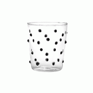 Zafferano Party Tumbler Verre Noir 45 Cl Set De 6 Pièces En Verre - noir py00102