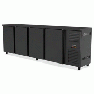 Arrière-bar positif professionnel noir prof 530 hauteur 820 4 porte... - PSB-250