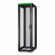 Baie EasyRack 600mm/42U/1000mm avec toit, sans panneau latéral, roulettes, noir_0