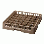 Bartscher Casier à verres (L)500 x (P)500 x (H)142 mm, en plastique marron - 4015613654812