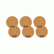 Bjorn Sous-verre rond - 6 pièces - Feutre recyclé marron - marron 3701488308028 Bjorn Sous-verre rond - 6 pièces - Feutre recyclé marron - marron 3701488308028