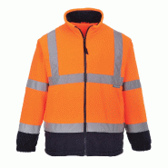 Blouson F301 Bicolore HV EN ISO 20471 Classe 3 - Jaune/Marine / 5XL