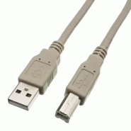 Cble USB 2.0 type AB - m-m - l. 5 m
