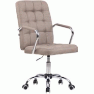 CLP Fauteuil de bureau Terni Taupe/Tissu - gris textile 313158 CLP Fauteuil de bureau Terni Taupe/Tissu - gris textile 313158
