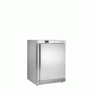 Congélateur de stockage UF200S ( 200 / 120 L) Inox TEFCOLD