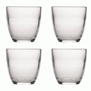 Duralex Verre à boire Gigogne 1050C 22 cl Transparent 4 pièces - transparent verre 1017AC04A0111