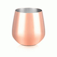 Stalgast Verre à cocktail, acier inoxydable, couleur cuivre, 0,450 litre - BE2403450