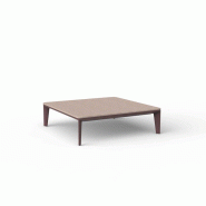 Table basse 100x100 PASADENA - garnet