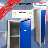 Vestiaire métallique - Classico IP1 - Neuf - Armet France - Configurable Vestiaire métallique - Classico IP1 - Neuf - Armet France - Configurable