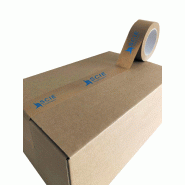 Adhésif Kraft personnalisé impression 1 couleur - 340156 – Impression bleue - 75 mm  x 50 m