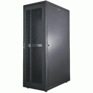 Baie serveur 19 pouces MHT258 avec porte perforée - 26U - 1000 (P) x 600 (L) x 1322 (H) - assemblée - noir - Bravour® Baie serveur 19 pouces MHT258 avec porte perforée - 26U - 1000 (P) x 600 (L) x 1322 (H) - assemblée - noir - Bravour®