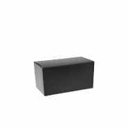 Ballotin noir intérieur or 250g 12x6x6cm - par 50 - Fabriqué en France - Recyclable et biodégradable