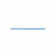 Betik Ecoline – 6000 unités – Paille droite papier bleu et blanc motif vagues – Ø 6 mm x H 20 cm - multicolore en carton 1010385
