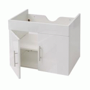 Décoshop26 - Meuble sous-vasque meuble de salle de bain brillant 60cm blanc 04_0001250 - blanc 3000584832698 Décoshop26 - Meuble sous-vasque meuble de salle de bain brillant 60cm blanc 04_0001250 - blanc 3000584832698
