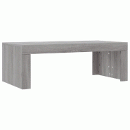 Décoshop26 - Table basse classique 102 x 50 x 36 cm bois d'ingénierie gris DEC039977 - gris Bois massif 3000264691157