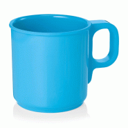 Essentials Gobelet mélamine 250 ml Ø 7,5 cm bleu lot de 12 - Was Germany - matière synthétique 4044925166867