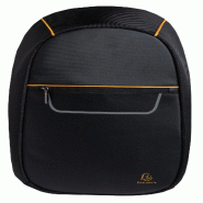 Exacompta - Réf. 17634E - Sac à dos Ordinateur Exactive - compartiment protégé pour PC - port USB cables intégrés - noir - noir polyester 17634E
