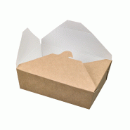 FIRSTPACK FHC - 200Pcs - Boite repas carton kraft - 218x160x63mm, 2 200ml - marron en carton 210BIO33K FIRSTPACK FHC - 200Pcs - Boite repas carton kraft - 218x160x63mm, 2 200ml - marron en carton 210BIO33K