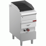 Grill de restauration à gaz sur coffre avec grille en fonte "d... - PG7/GVQA4-N