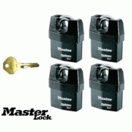 LOT DE 4 CADENAS MASTER LOCK PRO SERIES 6327KA