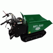 MINI-DUMPER CHENILLES GEO MD500 500KG – BENNAGE HYDRAULIQUE 9CH - DÉMARRAGE ÉLECTRIQUE - VITESSE 6+2 – BROUETTE TRANSPORTEUR