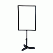 Présentoir affiche A4 - Vintage - cadre sur pied métal noir - Pied réglable de 43 à 50cm