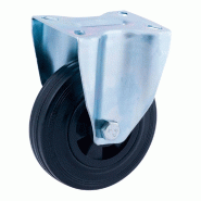 Roulette Fixe Ø100Mm (Roue) Caoutchouc Noir Caoutchouc Cr29468 Afo - 8425685294681