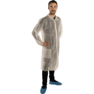 50 blouses à usage unique avec poches, fermeture pressions - BLSPCNTBC-IM02_0