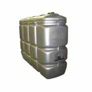 Cuve à fioul 2000L sans pompe - DISTRIFIOUL COMPACT - double paroi, anti-UV, traitement SMP