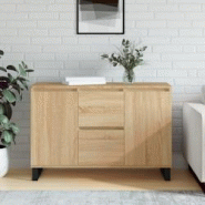 Helloshop26 - Buffet bahut commode armoire meuble de rangement organisateur cuisine salle de séjour salon sonoma 104 x 35 x 70 cm 02_0031488 - 300021 Helloshop26 - Buffet bahut commode armoire meuble de rangement organisateur cuisine salle de séjour salon sonoma 104 x 35 x 70 cm 02_0031488 - 300021