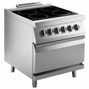 KBS Gastrotechnik KBS Cuisinière vitrocéramique électro 16 kW avec four électrique 800x730x900 mm 400 Volt - 4059395096279